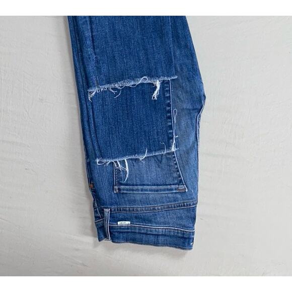 Mother 'The Rascal' Ankle Snippet Raw Cuff Stretch Denim Jeans. Women's 26, GUC! - Picture 4 of 13
